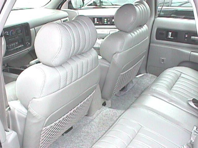 rear view of the 12-way seats